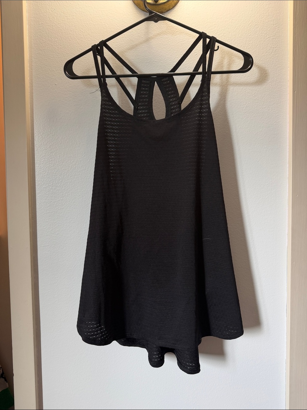Avia Black Strappy Racerback Tank